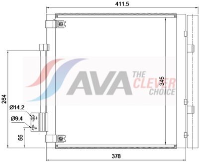 кондензатор, климатизация AVA Clever Choice TE5005D
