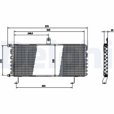 CONDENSATOR CLIMATIZARE DELPHI TSP0225175