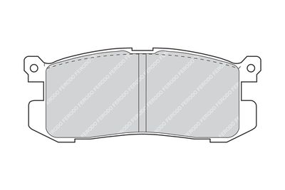 Комплект тормозных колодок, дисковый тормоз FERODO FDB630 для FORD USA PROBE