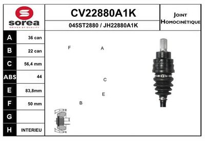 GELENKSATZ ANTRIEBSWELLE