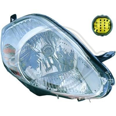 Основная фара DIEDERICHS 3456080 для ABARTH GRANDE