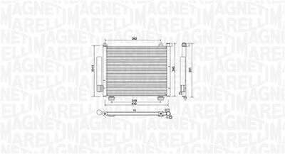 MAGNETI MARELLI Kondensator, Klimaanlage