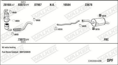 SISTEM DE ESAPAMENT WALKER CIK006442B