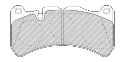 Brake Pad Set, disc brake FDB4212