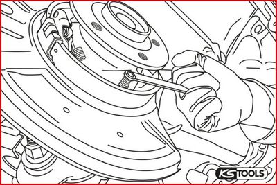 MONTAGEWERKZEUG BREMSBACKEN-FEDER KS TOOLS 1502299 3