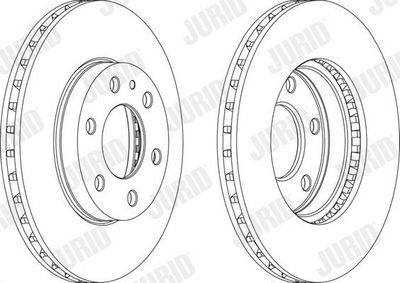 BREMSSCHEIBE JURID 569165J 1