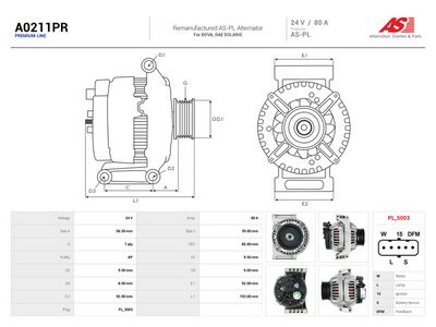 Alternátor AS-PL A0211PR