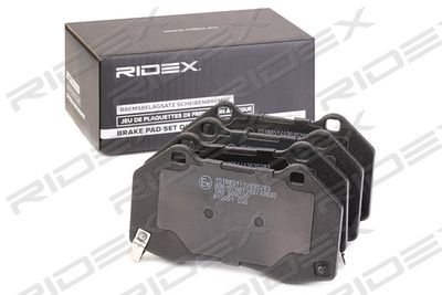 Комплект тормозных колодок, дисковый тормоз RIDEX 402B1102 для OPEL CORSA