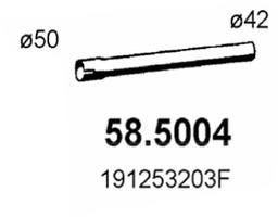 Výfuková trubka ASSO 58.5004