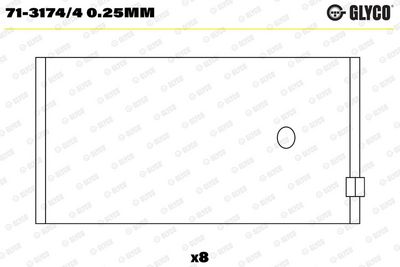 CUZINETI BIELA GLYCO 7131744025MM