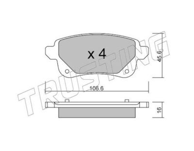 SET PLACUTE FRANA FRANA DISC TRUSTING 11120