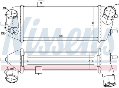 INTERCOOLER COMPRESOR NISSENS 96558 5