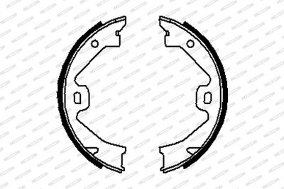 BREMSBACKENSATZ FESTSTELLBREMSE FERODO FSB633 1