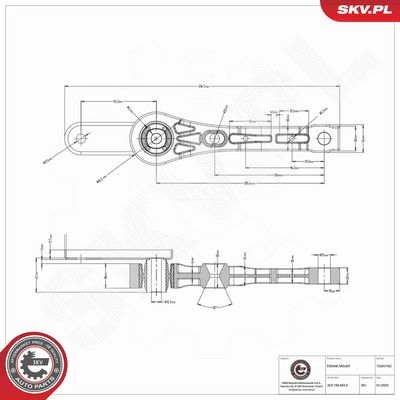 SUPORT MOTOR ESEN SKV 75SKV162 3