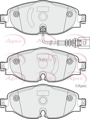 Brake Pad Set APEC PAD1902