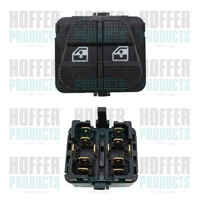 HOFFER 2106132 Кнопка стеклоподьемника для VW PASSAT