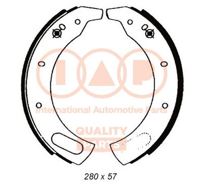 Комплект тормозных колодок IAP QUALITY PARTS 705-14020 для LAND ROVER 88/109