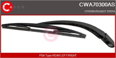 Rameno stěrače, čistění skel CASCO CWA70300AS
