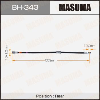 Тормозной шланг MASUMA BH-343 для MITSUBISHI PAJERO