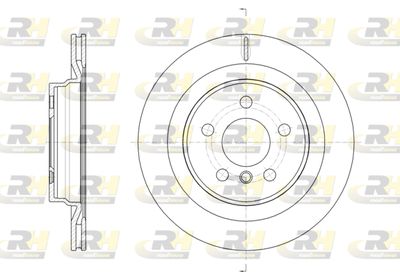 Тормозной диск ROADHOUSE 61632.10 для ALPINA D3