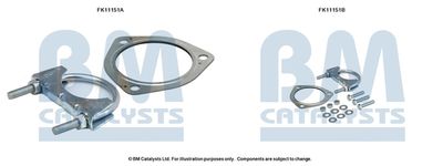 Монтажен комплект, филтър за прах/сажди BM Catalysts FK11151