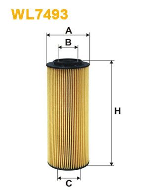 Масляный фильтр WIX FILTERS WL7493 для KIA MOHAVE