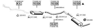 Układ wydechowy ASMET RE105605