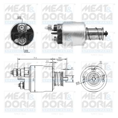 Solenoid Switch, starter 46311