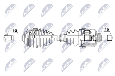 Wał napędowy NTY NPW-CT-146