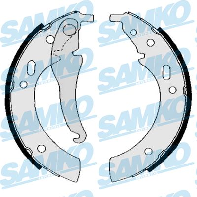 Комплект тормозных колодок SAMKO 80330 для BMW 2500-3.3