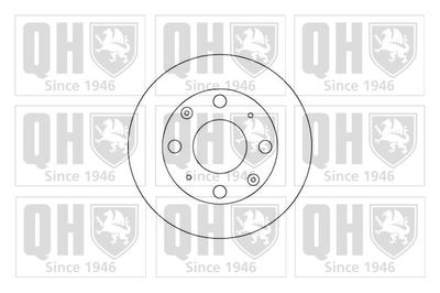 Тормозной диск QUINTON HAZELL BDC3385 для HONDA QUINTET