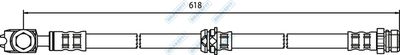 APEC Brake Hose BHO4189