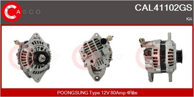 GENERATOR / ALTERNATOR CASCO CAL41102GS