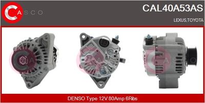 GENERATOR / ALTERNATOR CASCO CAL40A53AS