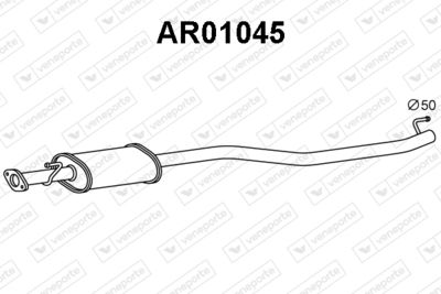VENEPORTE AR01045 Глушитель выхлопных газов  для ALFA ROMEO GIULIETTA (940_) 1.4 TB (940.FYA1A)
