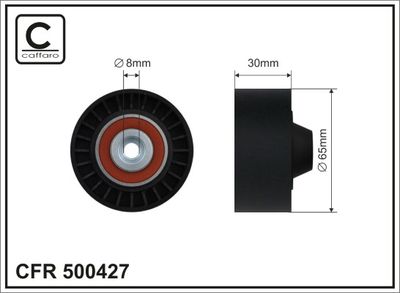 CAFFARO 500427 Ролик ремня генератора  для RENAULT (Рено)