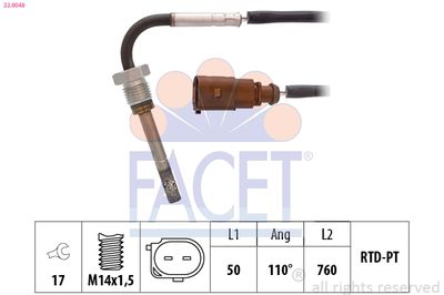 SENZOR TEMPERATURA GAZE EVACUARE