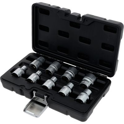 Ks Tools - Súprava nástrčných orechov Torx-E, E10-E24, 1/2" 9ks