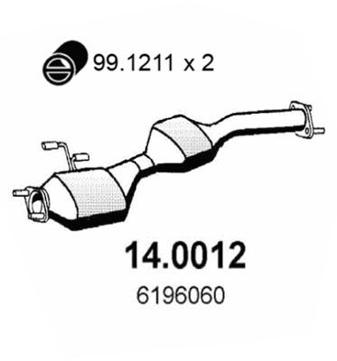 ASSO 14.0012 Каталізатор 