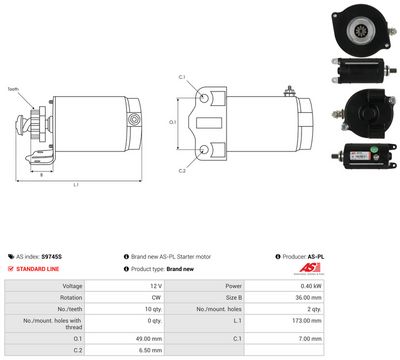 STARTER AS-PL S9745S 4
