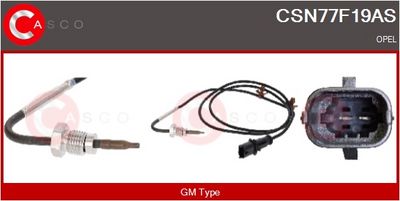SENZOR TEMPERATURA GAZE EVACUARE CASCO CSN77F19AS
