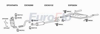 Układ wydechowy EUROFLO PG2008121020