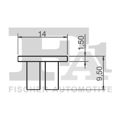 CLIPS ACOPERIRE DECORATIVA SI PROTECTIE FA1 14100165