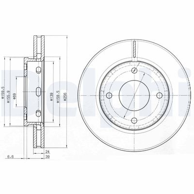 Brake Disc BG3987