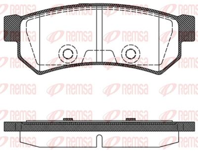 Brake Pad Set, disc brake 1048.10