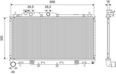 RADIATOR RACIRE MOTOR
