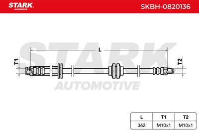 спирачен маркуч STARK SKBH-0820136