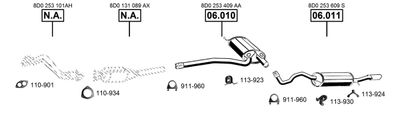 Изпускателна система ASMET AU060150