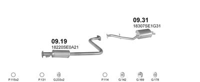 SISTEM DE ESAPAMENT POLMO POLMO03982