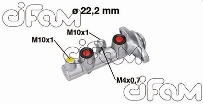 Главный тормозной цилиндр CIFAM 202-765 для TOYOTA RAV 4